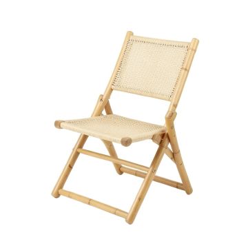 Briar Canyon Folding Outdoor Chair - Ivory