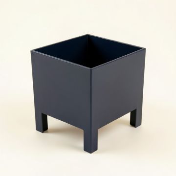 Cliff Bridge Empty Raised Planter - Navy (synthetic illustration; no displayed measurements)