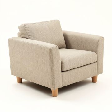 52 '' Square Arm Loveseat (synthetic illustration; no displayed measurements)