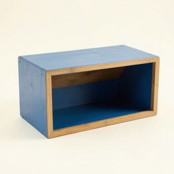 Hazel Dell Shoe Storage Bench - Blue (synthetic illustration; no displayed measurements)