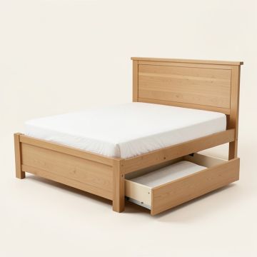 Graham Platform Bed With Trundle (synthetic illustration; no displayed measurements)
