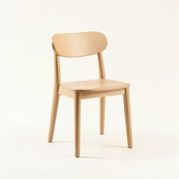 Aspen Bend Small Chair - Beige (synthetic illustration; no displayed measurements)