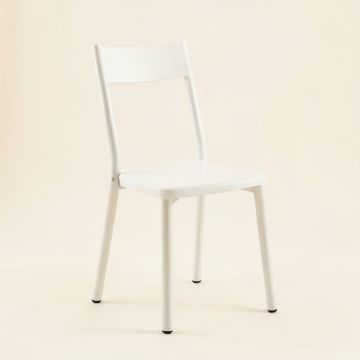Pine Arc Dining Chair - White (synthetic illustration; no displayed measurements)