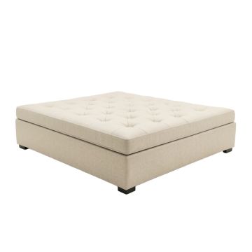 Ronnie Tufted Upholstered Low Profile Storage Platform Bed