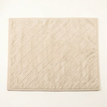 Hazel Crest Bath Mat - Beige (synthetic illustration; no displayed measurements)