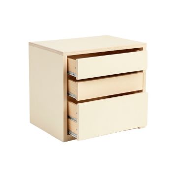 Stone Arc Small-Parts Storage Drawer Cabinet - Cream