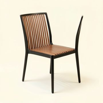 Charleen Metal Slat Back Side Chair (synthetic illustration; no displayed measurements)
