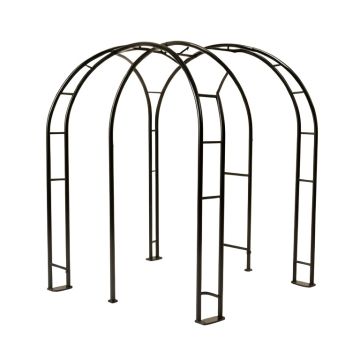 2 Piece For Climbing Plants Steel Arched Trellis Set