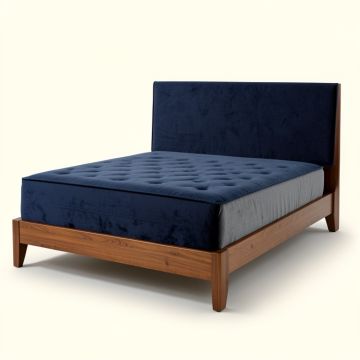 Credle Tufted Low Profile Standard Bed (synthetic illustration; no displayed measurements)