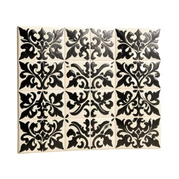 Misha 9 '' X 10 '' Porcelain Patterned Wall & Floor Tile