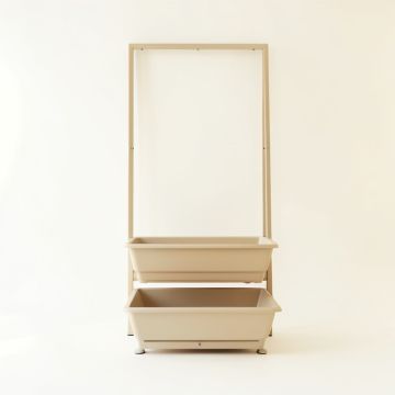 Willow Bridge Empty Vertical Garden Frame - Beige (synthetic illustration; no displayed measurements)