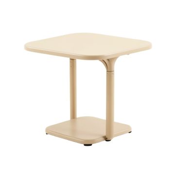 Stone Bend Compact Balcony Table - Beige