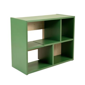 Moss Edge Desktop Shelving Unit - Green (synthetic illustration; no displayed measurements)