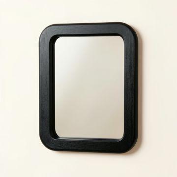 Lake Canyon Framed Wall Mirror - Black (synthetic illustration; no displayed measurements)