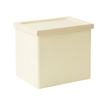 Bay Bridge Closed Outdoor Storage Box - Cream (synthetic illustration; no displayed measurements)