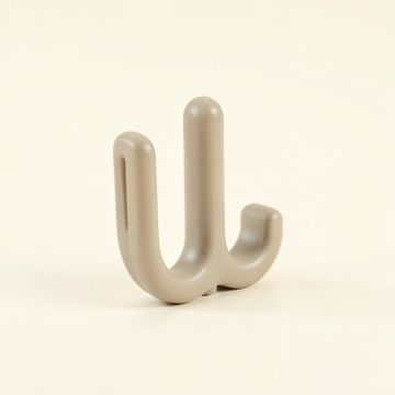 Resin Shower Curtain Hooks (synthetic illustration; no displayed measurements)