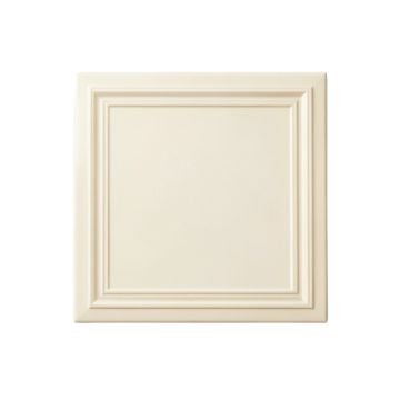 Clay Bluff Uninstalled Square Decorative Tile - Cream