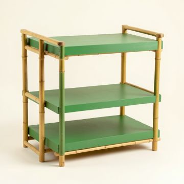 Oak Bend Empty Countertop Canister Rack - Green (synthetic illustration; no displayed measurements)