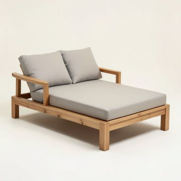 Ellanti Patio Daybed With Cushions (synthetic illustration; no displayed measurements)