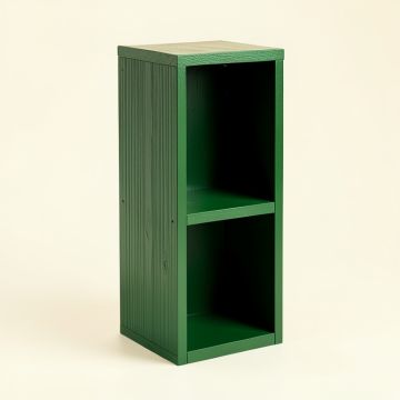Moss Dell Narrow Cubby Tower - Green (synthetic illustration; no displayed measurements)
