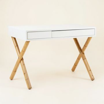 Bay Bluff Writing Desk - White (synthetic illustration; no displayed measurements)