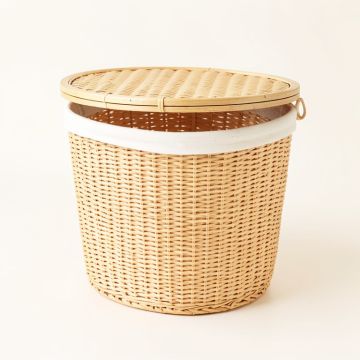 Moss Bend Laundry Hamper - Ivory (synthetic illustration; no displayed measurements)
