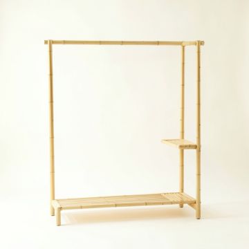 Harbor Crest Empty Garment Rack - Ivory (synthetic illustration; no displayed measurements)