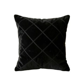 Olive Bridge Filled Accent Pillow - Black