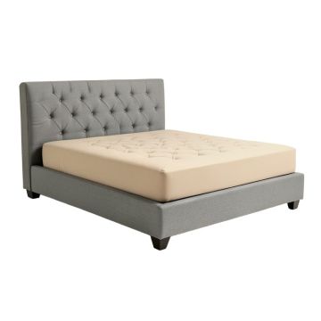 Somwya Tufted Upholstered Low Profile Standard Bed (synthetic illustration; no displayed measurements)