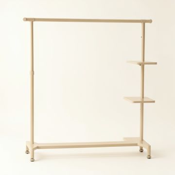 Briar Bend Empty Garment Rack - Beige (synthetic illustration; no displayed measurements)