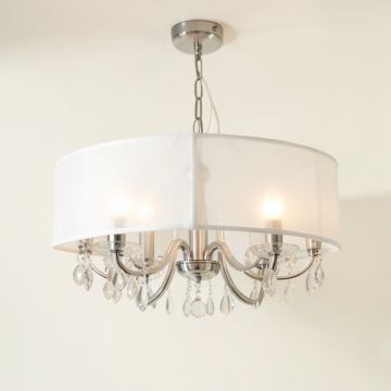 Hutchings 8-Light Candle Style Drum Chandelier (synthetic illustration; no displayed measurements)