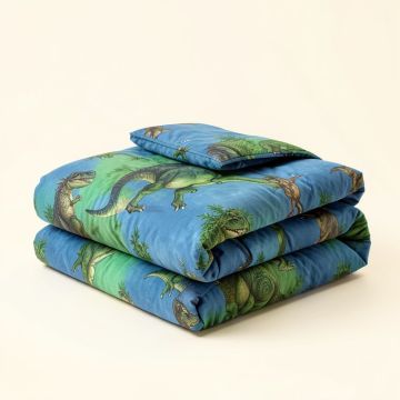 Mod Dinosaur 4 Piece Comforter Set (synthetic illustration; no displayed measurements)