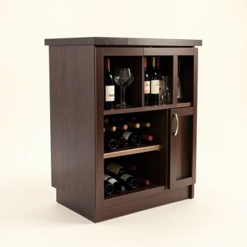 Susitna Bar With Wine Storage (synthetic illustration; no displayed measurements)