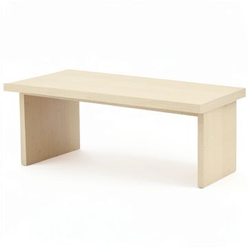 Field Bend Desktop Monitor Riser - Beige (synthetic illustration; no displayed measurements)