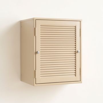 Summit Bend Wall-Mounted Laundry Cabinet - Beige (synthetic illustration; no displayed measurements)