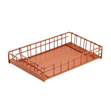 Rowan Canyon Empty Under-Desk Cable Tray - Terracotta (synthetic illustration; no displayed measurements)