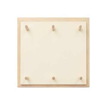 Rowan Brook Empty Wall-Mounted Tool Organizer Panel - Cream (synthetic illustration; no displayed measurements)