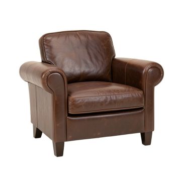 Burdett 67 '' Genuine Leather Tuxedo Arm Loveseat