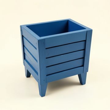 Harbor Canyon Empty Raised Planter - Blue (synthetic illustration; no displayed measurements)