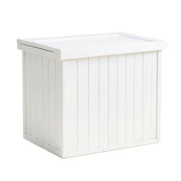 Fern Bluff Closed Outdoor Storage Box - White