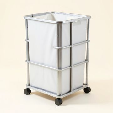 Laundry Hamper Basket Cart (synthetic illustration; no displayed measurements)