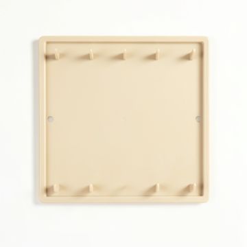 Olive Branch Empty Wall-Mounted Tool Organizer Panel - Beige (synthetic illustration; no displayed measurements)