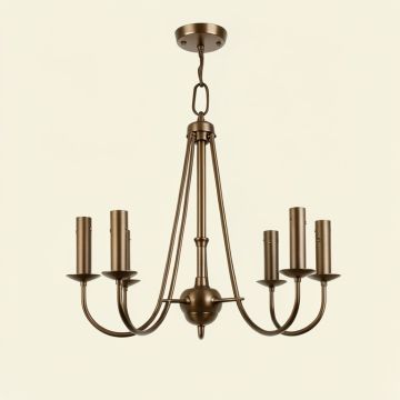 Janiyah 6-Light Candle Style Drum Chandelier (synthetic illustration; no displayed measurements)