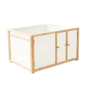 Linden Arc Empty Furniture-Style Litter Enclosure
