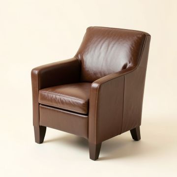 Acel Genuine Leather Upholstered Dining Chair (synthetic illustration; no displayed measurements)
