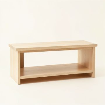 Hazel Canyon Indoor Bench - Beige (synthetic illustration; no displayed measurements)