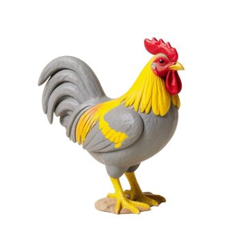 Andaz Resin Fancy Rooster Figurine