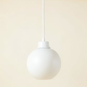 Dune Branch Pendant Light Suspended From One Plain Cable - White (synthetic illustration; no displayed measurements)