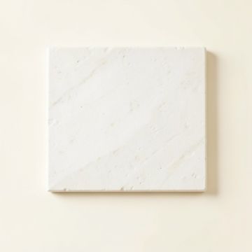 Elm Bend Uninstalled Square Decorative Tile - White (synthetic illustration; no displayed measurements)