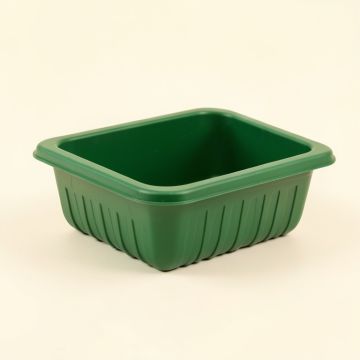 Cliff Crest Empty Railing Planter With Integral Brackets - Green (synthetic illustration; no displayed measurements)